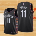Camiseta Nino Brooklyn Nets Kyrie Irving NO 11 Ciudad 2019-20 Negro
