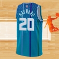 Camiseta Charlotte Hornets Gordon Hayward NO 20 Ciudad 2021-22 Azul
