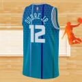 Camiseta Charlotte Hornets Kelly Oubre JR. NO 12 Ciudad 2021-22 Azul