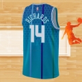 Camiseta Charlotte Hornets Nick Richards NO 14 Ciudad 2021-22 Azul