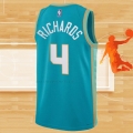 Camiseta Charlotte Hornets Nick Richards NO 4 Ciudad 2023-24 Verde