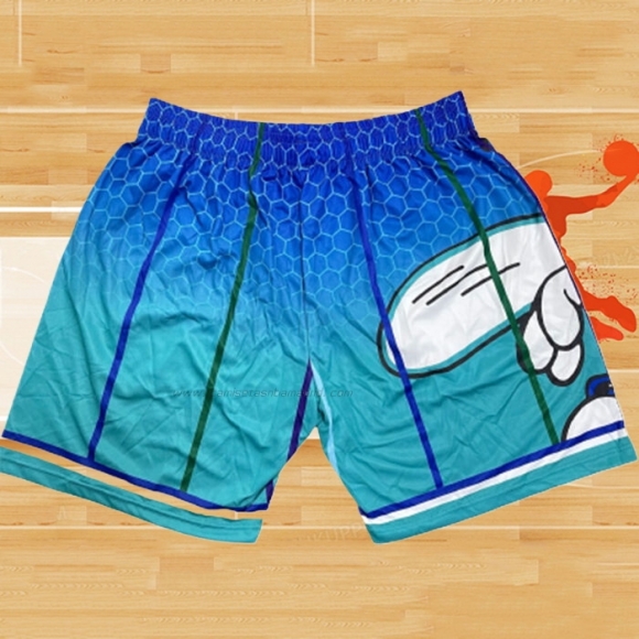 Pantalone Charlotte Hornets Mitchell & Ness Big Face Verde