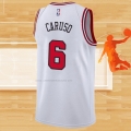 Camiseta Chicago Bulls Alex Caruso NO 6 Association 2021 Blanco