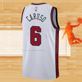 Camiseta Chicago Bulls Alex Caruso NO 6 Ciudad 2022-23 Blanco