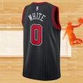 Camiseta Chicago Bulls Coby White NO 0 Statement 2020-21 Negro