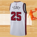 Camiseta Chicago Bulls Dalen Terry NO 25 Ciudad 2022-23 Blanco