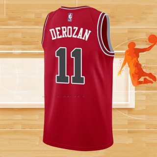 Camiseta Chicago Bulls Demar Derozan NO 11 Icon 2021-22 Rojo