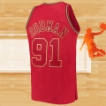 Camiseta Chicago Bulls Dennis Rodman NO 91 Retro 2020 Chinese New Year Rojo