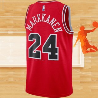 Camiseta Chicago Bulls Lauri Markkanen NO 24 Icon 2020-21 Rojo