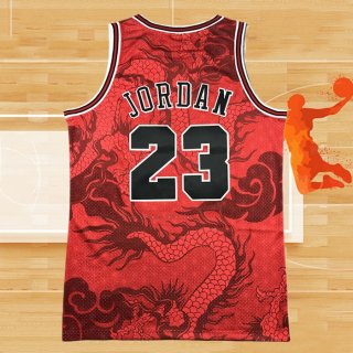 Camiseta Chicago Bulls Michael Jordan NO 23 Asian Heritage Throwback 1997-98 Rojo
