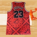 Camiseta Chicago Bulls Michael Jordan NO 23 Mitchell & Ness 1996-97 Rojo2