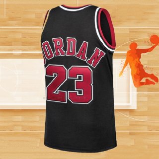 Camiseta Chicago Bulls Michael Jordan NO 23 Retro Negro