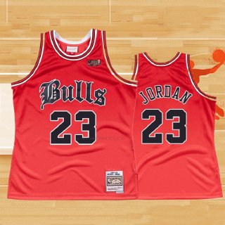 Camiseta Chicago Bulls Michael Jordan NO 23 Retro Rojo2