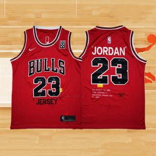 Camiseta Chicago Bulls Michael Jordan NO 23 Retro Rojo