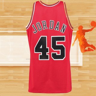 Camiseta Chicago Bulls Michael Jordan NO 45 Mitchell & Ness 1994-95 Rojo
