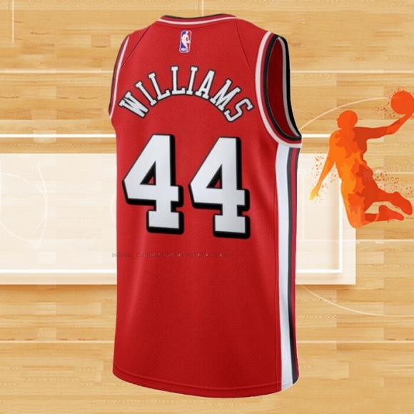 Camiseta Chicago Bulls Patrick Williams NO 44 Ciudad 2021-22 Rojo