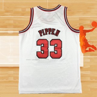 Camiseta Nino Chicago Bulls Scottie Pippen NO 33 Mitchell & Ness 1997-98 Blanco