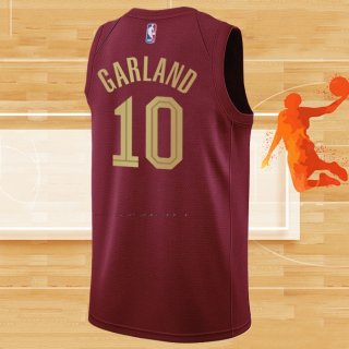 Camiseta Cleveland Cavaliers Darius Garland NO 10 Icon 2022-23 Rojo