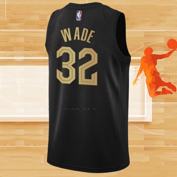 Camiseta Cleveland Cavaliers Dean Wade NO 32 Statement 2022-23 Negro