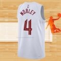 Camiseta Cleveland Cavaliers Evan Mobley NO 4 Association 2022-23 Blanco