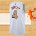 Camiseta Cleveland Cavaliers Evan Mobley NO 4 Ciudad 2022-23 Blanco