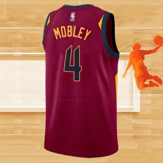 Camiseta Cleveland Cavaliers Evan Mobley NO 4 Icon Rojo