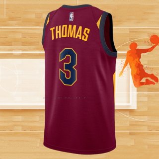 Camiseta Cleveland Cavaliers Isaiah Thomas NO 3 Icon Rojo