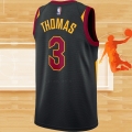 Camiseta Cleveland Cavaliers Isaiah Thomas NO 3 Statement Negro