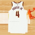 Camiseta Cleveland Cavaliers Kevin Porter Jr. NO 4 Association Autentico Blanco