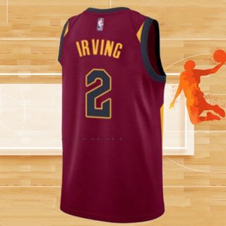 Camiseta Cleveland Cavaliers Kyrie Irving NO 2 Icon 2018 Rojo