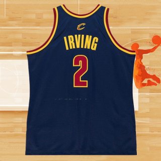 Camiseta Cleveland Cavaliers Kyrie Irving NO 2 Mitchell & Ness 2011-12 Azul