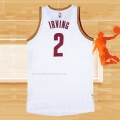 Camiseta Cleveland Cavaliers Kyrie Irving NO 2 Retro Blanco