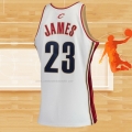 Camiseta Cleveland Cavaliers LeBron James NO 23 Mitchell & Ness 2003-04 Blanco