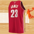 Camiseta Cleveland Cavaliers LeBron James NO 23 Mitchell & Ness 2003-04 Rojo