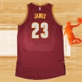 Camiseta Cleveland Cavaliers LeBron James NO 23 Mitchell & Ness 2015-16 Rojo