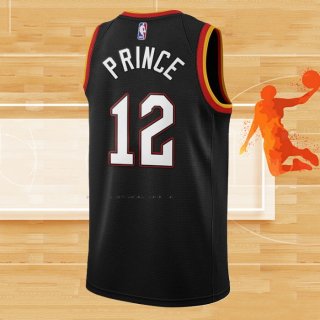 Camiseta Cleveland Cavaliers Taurean Princel NO 12 Ciudad 2020-21 Negro