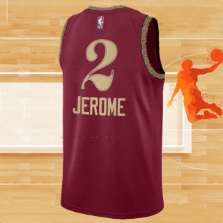 Camiseta Cleveland Cavaliers Ty Jerome NO 2 Ciudad 2023-24 Rojo