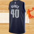 Camiseta Dallas Mavericks Harrison Barnes NO 40 Statement Azul