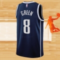 Camiseta Dallas Mavericks Josh Green NO 8 Statement 2022-23 Azul