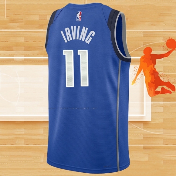 Camiseta Dallas Mavericks Kyrie Irving NO 11 Icon 2022-23 Azul