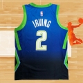 Camiseta Dallas Mavericks Kyrie Irving NO 2 Ciudad Azul