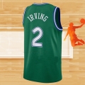 Camiseta Dallas Mavericks Kyrie Irving NO 2 Hardwood Classics 2022-23 Verde