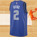 Camiseta Dallas Mavericks Kyrie Irving NO 2 Icon 2022-23 Azul