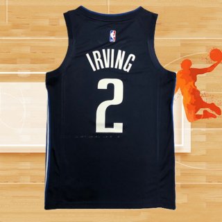 Camiseta Dallas Mavericks Kyrie Irving NO 2 Statement 2019-20 Azul