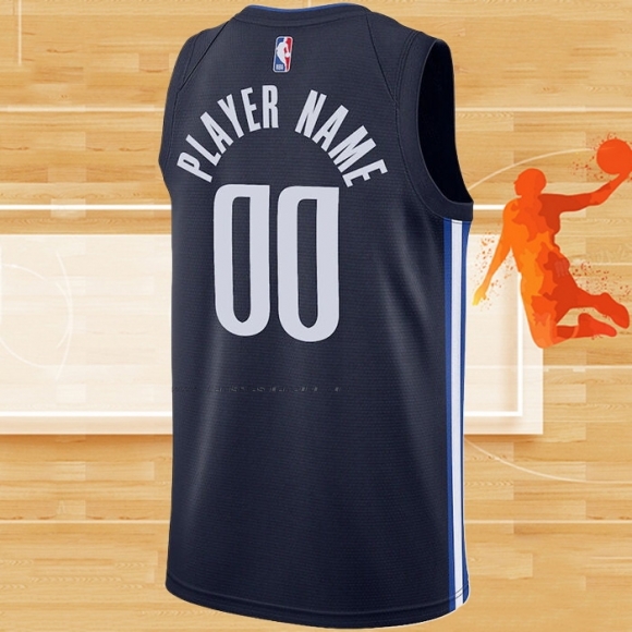 Camiseta Dallas Mavericks Personalizada Statement Azul