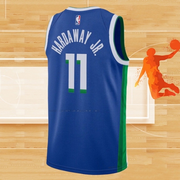 Camiseta Dallas Mavericks Tim Hardaway JR. NO 11 Ciudad 2022-23 Azul