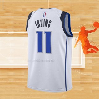 Camiseta Nino Dallas Mavericks Kyrie Irving NO 11 Association 2022-23 Blanco