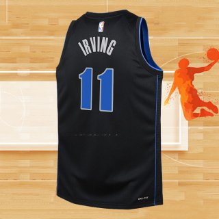 Camiseta Nino Dallas Mavericks Kyrie Irving NO 11 Ciudad 2023-24 Azul