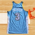 Camiseta Denver Nuggets Allen Iverson NO 3 Retro Azul