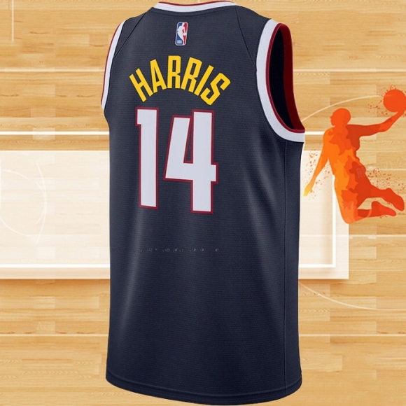 Camiseta Denver Nuggets Gary Harris NO 14 Icon 2020-21 Azul